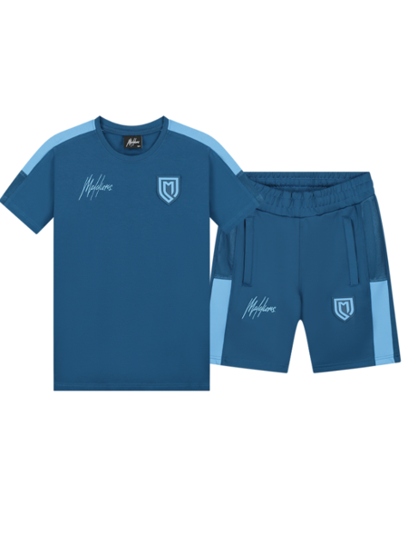 Malelions Kids Sport Transfer Combi-set - Navy/Light Blue