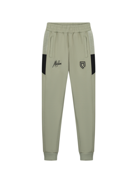 Malelions Malelions Kids Sport Transfer Trackpants - Moss Grey/Black