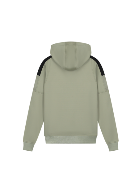 Malelions Malelions Kids Sport Transfer Hoodie - Moss Grey/Black