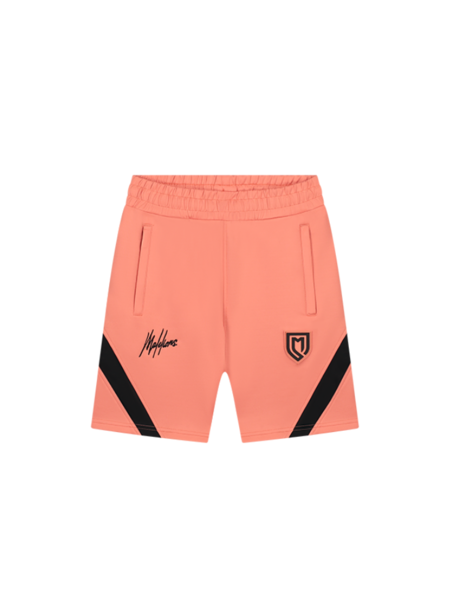 Malelions Kids Sport Pre-Match Shorts - Coral/Black