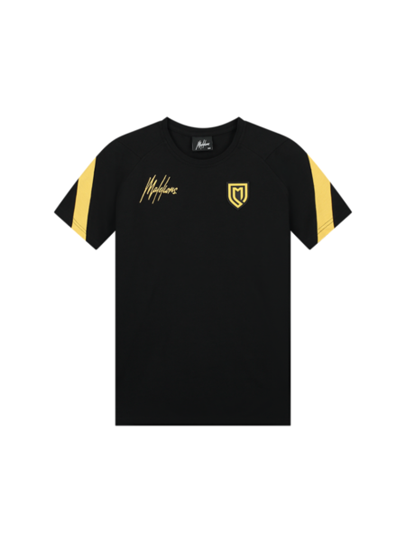 Malelions Malelions Kids Sport Pre-Match T-Shirt - Black/Gold