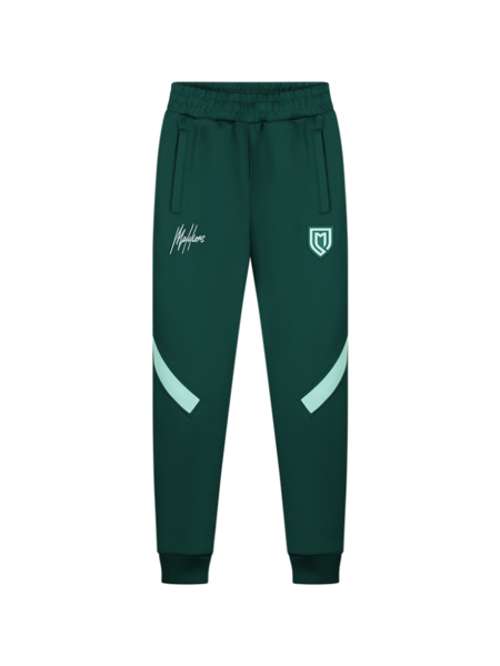 Malelions Kids Sport Pre-Match Trackpants - Dark Green/Mint