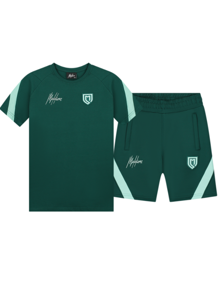 Malelions Kids Sport Pre-Match Combi-set - Dark Green/Mint