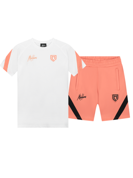 Malelions Kids Sport Pre-Match Combi-set - Coral/Black