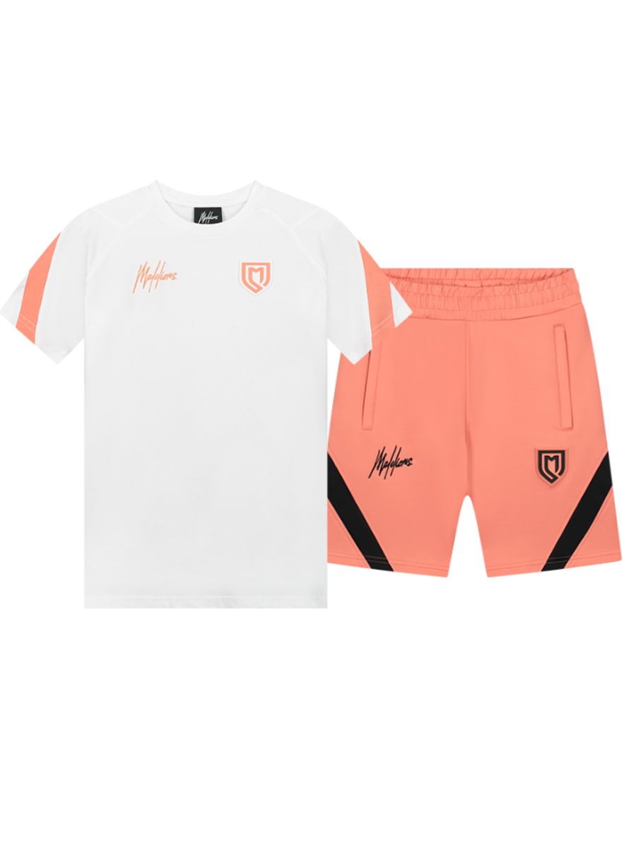 Malelions Malelions Kids Sport Pre-Match Combi-set - Coral/Black