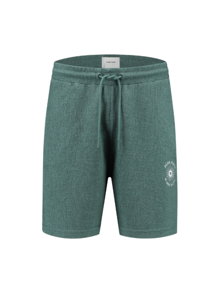 Pure Path Sweat Shorts - Faded Green