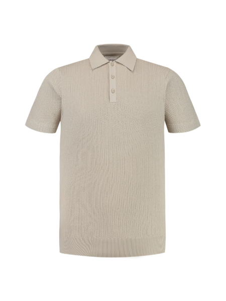 Pure Path Pure Path Knitwear Polo - Sand