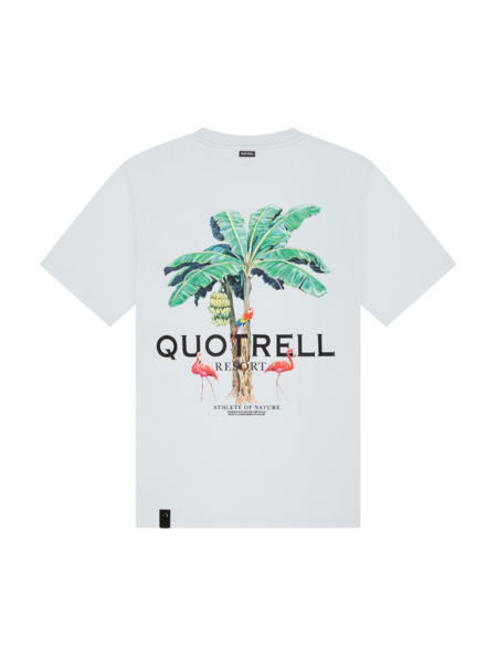 Quotrell Quotrell Women Resort T-Shirt - Light Blue/Black