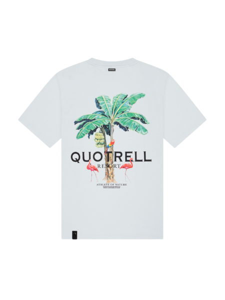 Quotrell Resort T-Shirt - Light Blue/Black