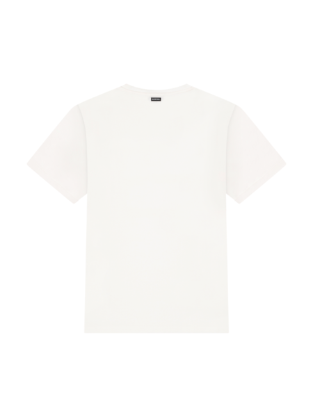 Quotrell Quotrell Basic Garments T-Shirt - Off White/Green