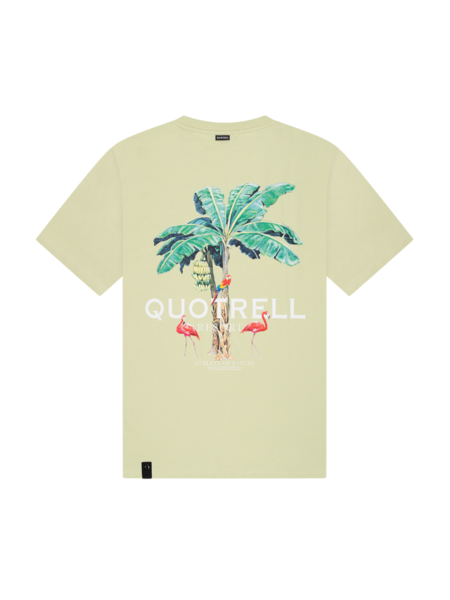 Quotrell Quotrell Resort T-Shirt - Light Green/White