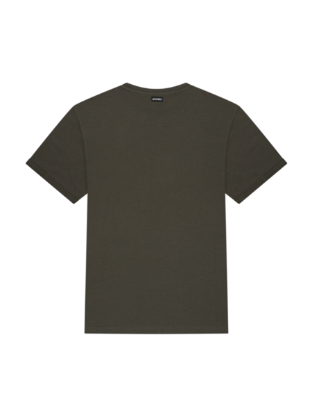 Quotrell Quotrell Basic Garments T-Shirt - Army/White