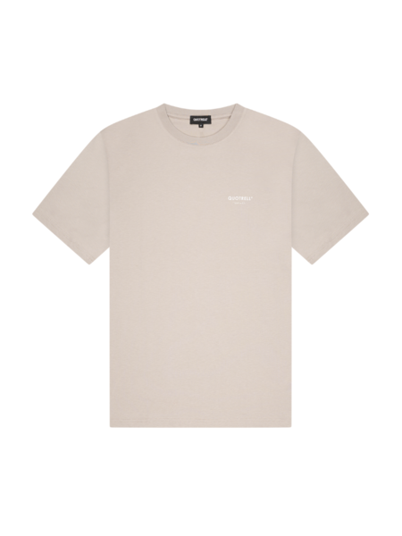 Quotrell Quotrell Jaipur T-Shirt - Taupe/Off White