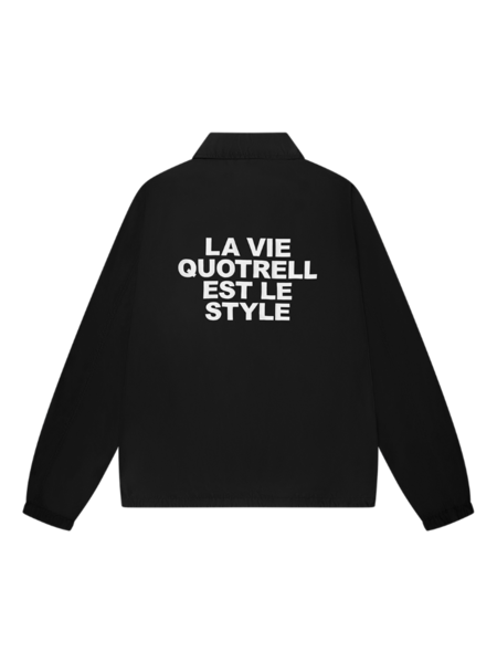 Quotrell La Vie Jacket - Black/White