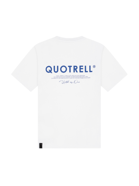 Quotrell Quotrell Jaipur T-Shirt - White/Cobalt