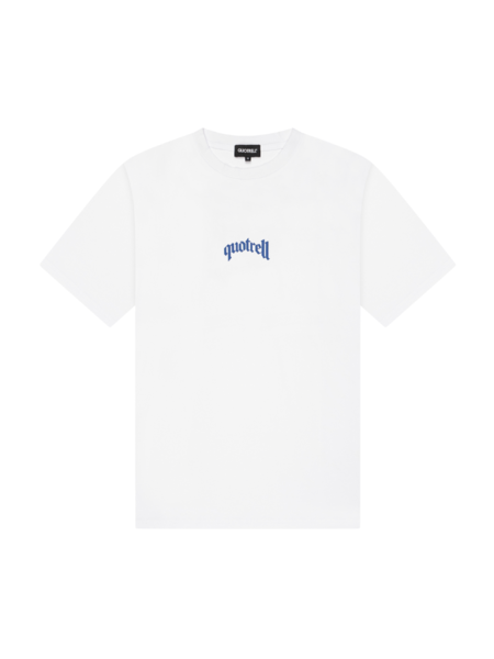 Quotrell Quotrell Global Unity T-Shirt - White/Cobalt