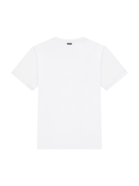 Quotrell Quotrell Basic Garments T-Shirt - White/Cobalt - Quotrell Basic Garments T-Shirt - White/Cobalt