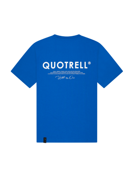 Quotrell Quotrell Jaipur T-Shirt - Cobalt/White