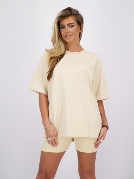 Reinders Reinders Pocket T-Shirt - Creme