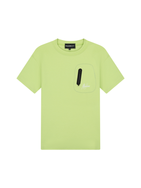 Malelions Sport Counter Oversized T-Shirt - Lime