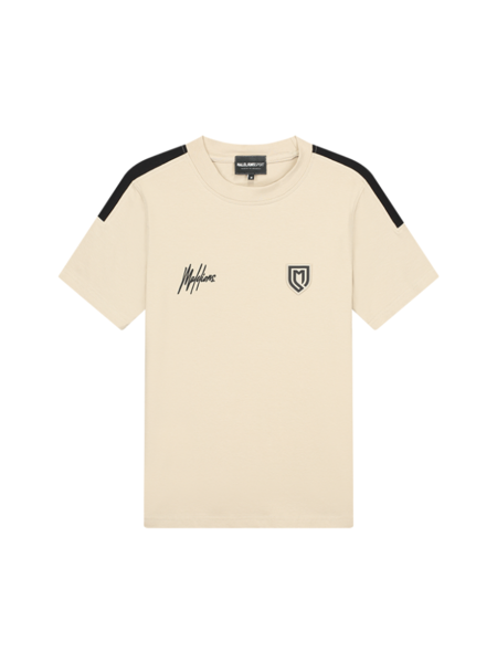 Malelions Malelions Sport Fielder T-Shirt - Beige/Black