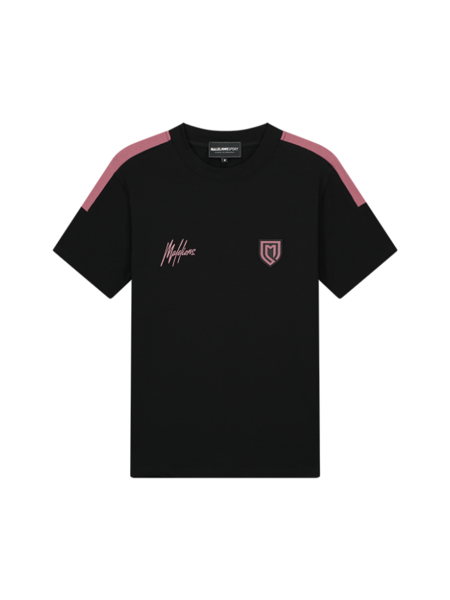 Malelions Malelions Sport Fielder T-Shirt - Black/Mauve