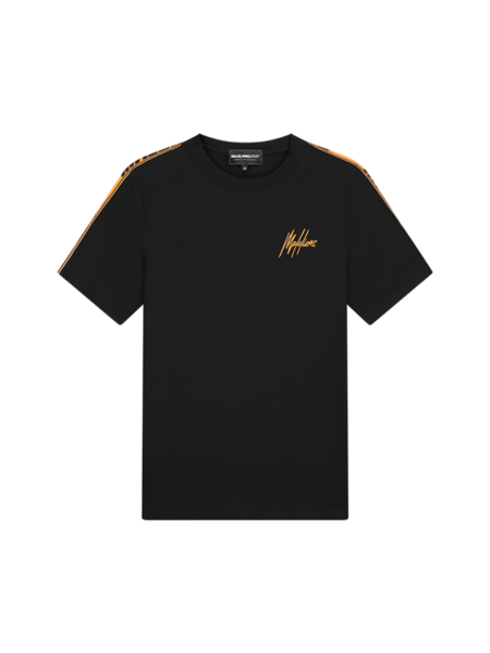 Malelions Malelions Sport React Tape T-Shirt - Black/Orange