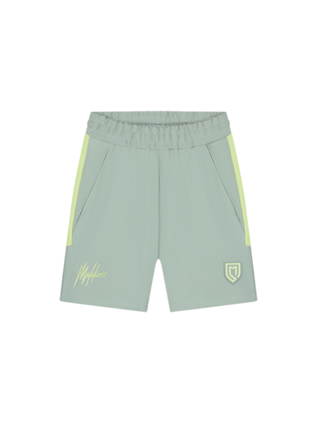 Malelions Sport Fielder Shorts - Grey/Lime