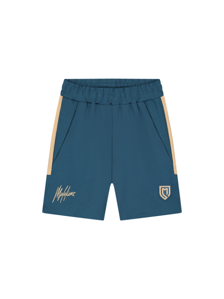 Malelions Sport Fielder Shorts - Petrol/Gold