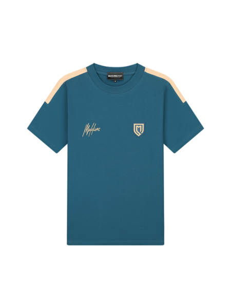 Malelions Sport Fielder T-Shirt - Petrol/Gold