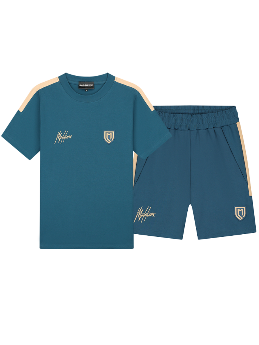 Malelions Malelions Sport Fielder Combi-set - Petrol/Gold