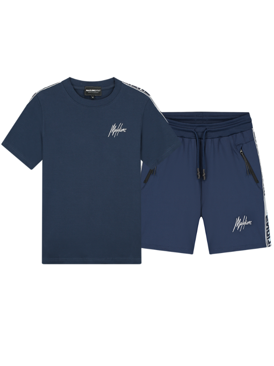 Malelions Malelions Sport React Tape Combi-set - Navy/White