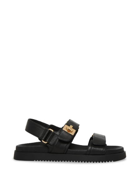 Steve Madden Mona Sandal - Black Leather