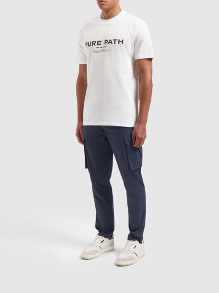 Pure Path Pure Path Utility Cargo Pants - Navy
