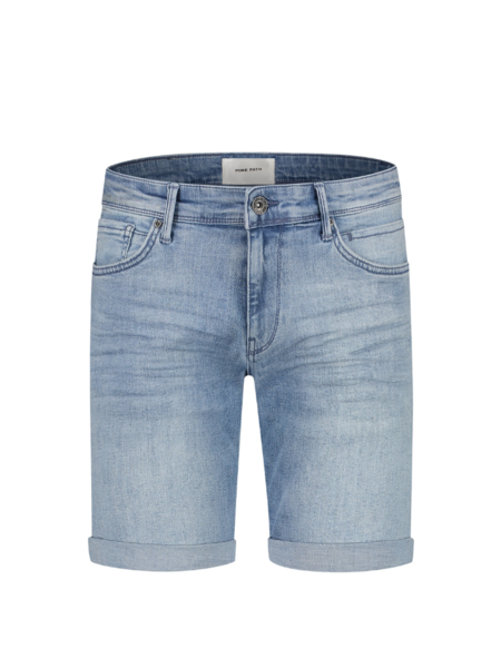 Pure Path The Steve Skinny Fit Shorts - Denim Light Blue