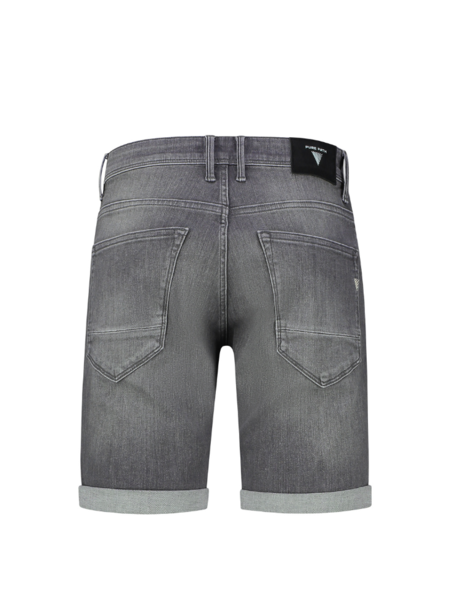 Pure Path Pure Path The Steve Skinny Fit Shorts - Denim Mid Grey