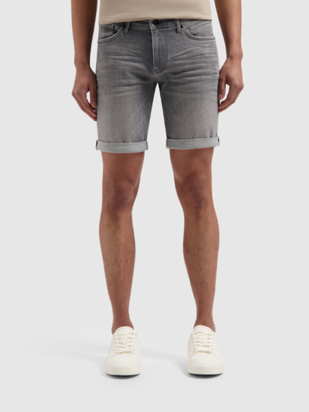 Pure Path Pure Path The Steve Skinny Fit Shorts - Denim Mid Grey