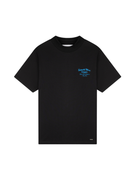 Croyez Croyez Women Fraternité T-Shirt - Vintage Black/Royal Blue