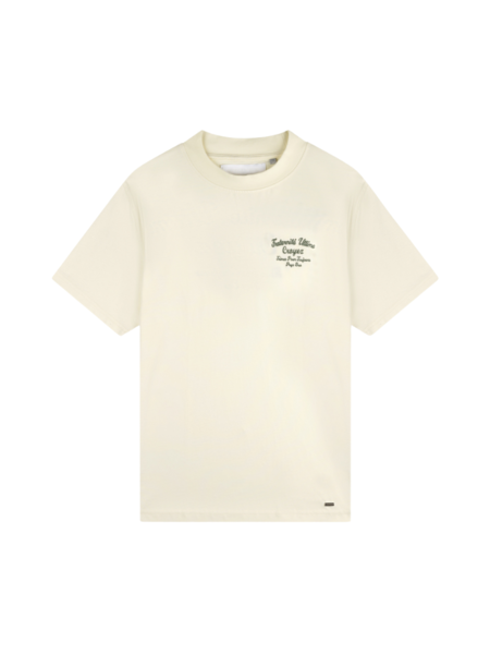 Croyez Croyez Women Fraternité T-Shirt - Buttercream/Washed Olive