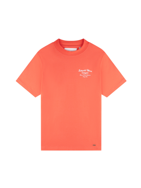 Croyez Croyez Women Fraternité T-Shirt - Coral/White