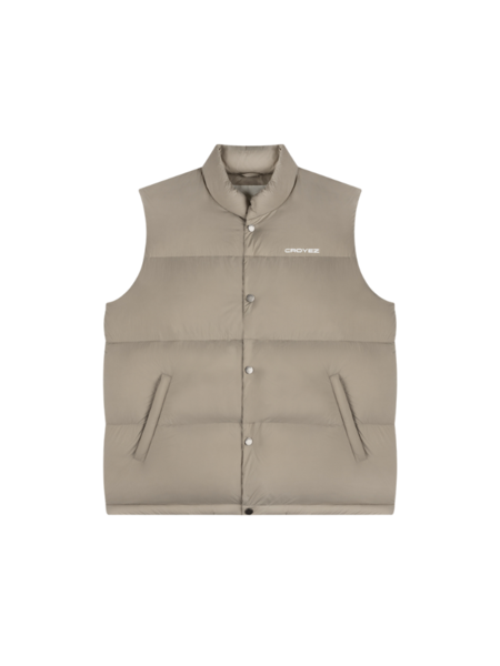 Croyez Croyez Organetto Puffer Vest - Light Brown