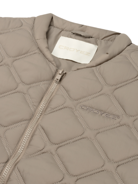 Croyez Croyez Quilted Vest - Mushroom