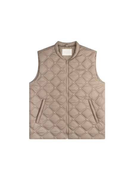 Croyez Croyez Quilted Vest - Mushroom