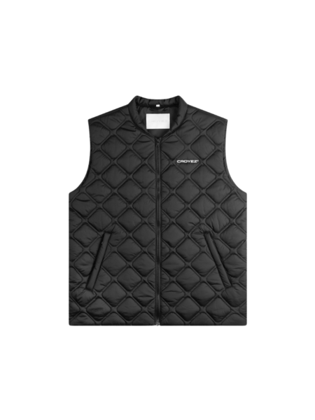 Croyez Croyez Quilted Vest - Vintage Black