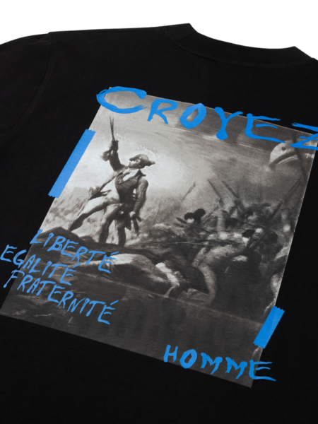 Croyez Croyez Louvre T-Shirt - Vintage Black