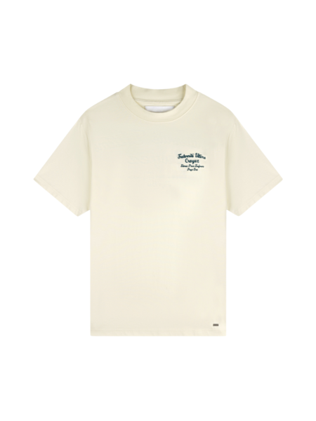 Croyez Croyez Fraternité T-Shirt - Buttercream/Petrol