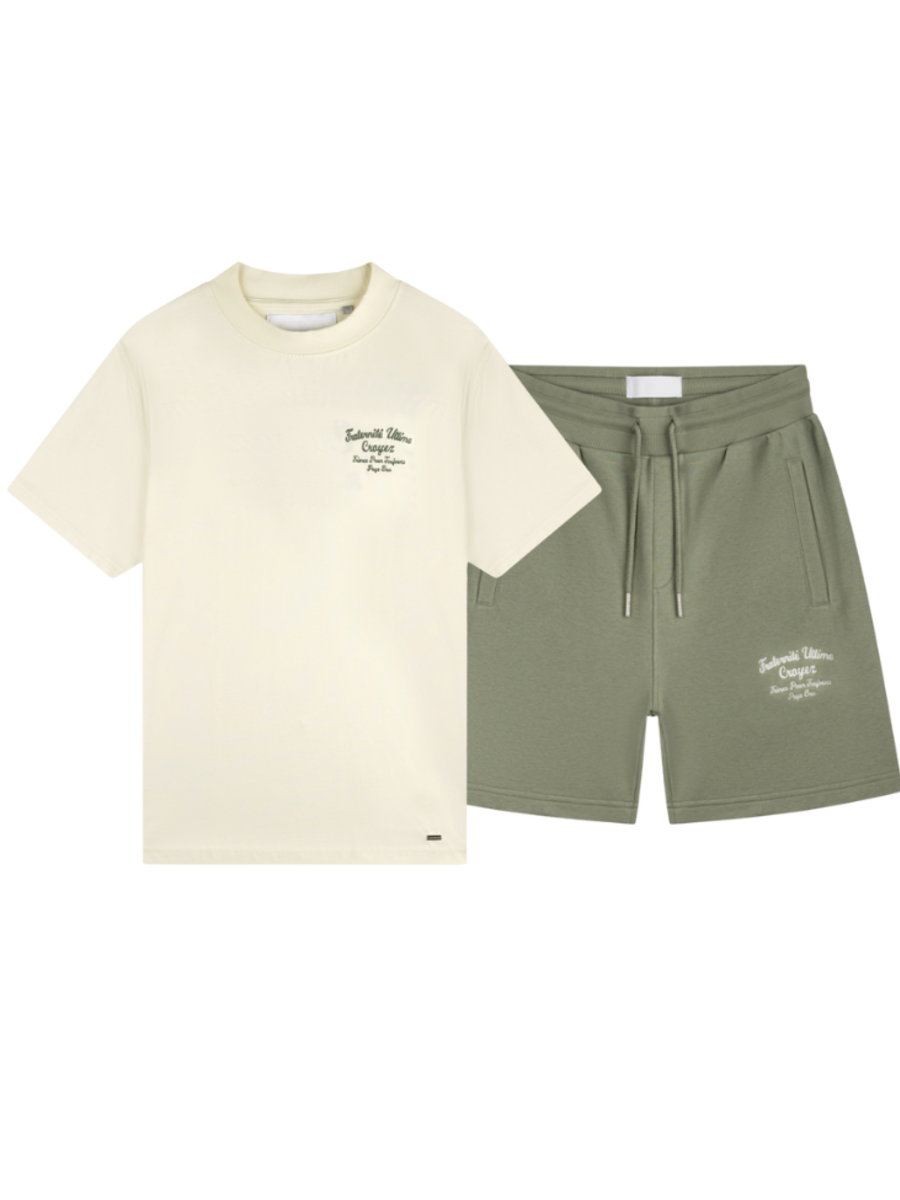 Croyez Croyez Fraternité Combi-set - Washed/Olive