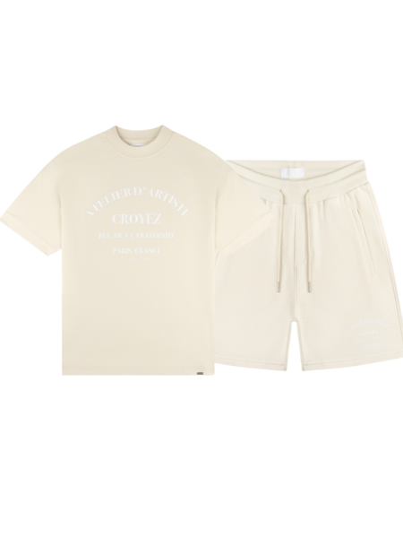 Croyez Atelier Combi-set - Beige/White