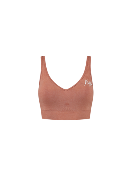 Malelions Women Sport Seamless Bra - Red