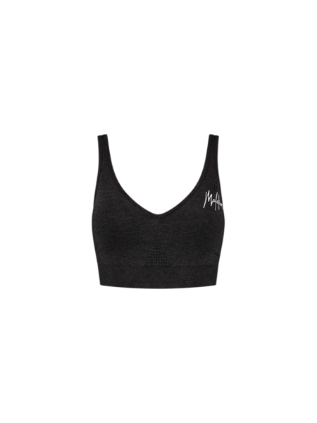 Malelions Women Sport Seamless Bra - Black